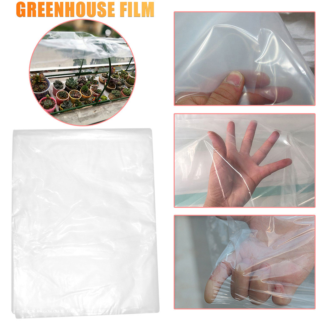 Greenhouse Plastic Film - โรงเรือนปลูกผักแบบโปร่งใส หลังคาพลาสติกใส โครงโค้งขนาดเล็ก ผ้าคลุมกันฝุ่น