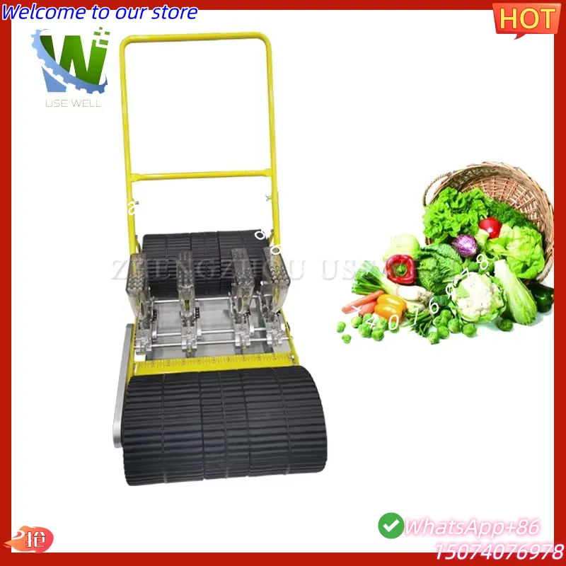 Agriculture Ginger Farming - เครื่องปลูกผักแบบเข็นด้วยมือ รุ่นซุปเปอร์ สำหรับปลูกหัวหอม ขิง ข้าวฟ่าง และพืชผักอื่นๆ