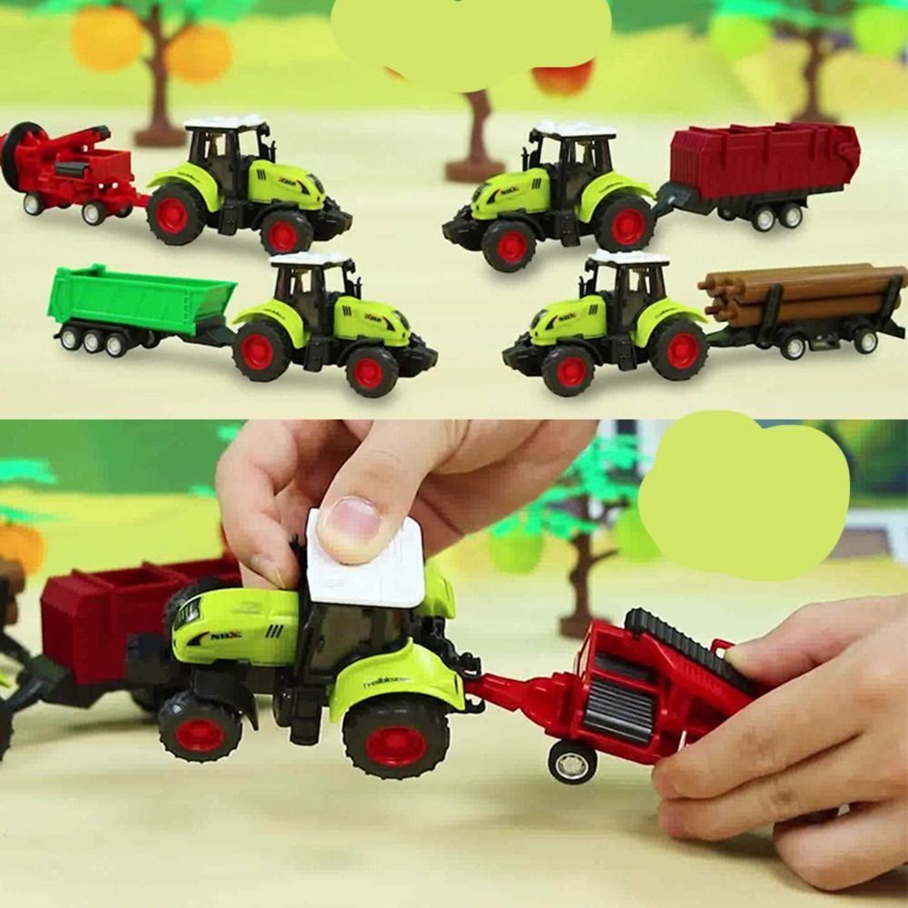 Agriculture Farming Education - รถบรรทุกข้าวจำลองการก่อสร้างทางวิศวกรรมการเกษตร รถบรรทุกพลาสติกแบบเฉื่อย รถขนส่งในฟาร์ม สำหรับการศึกษา