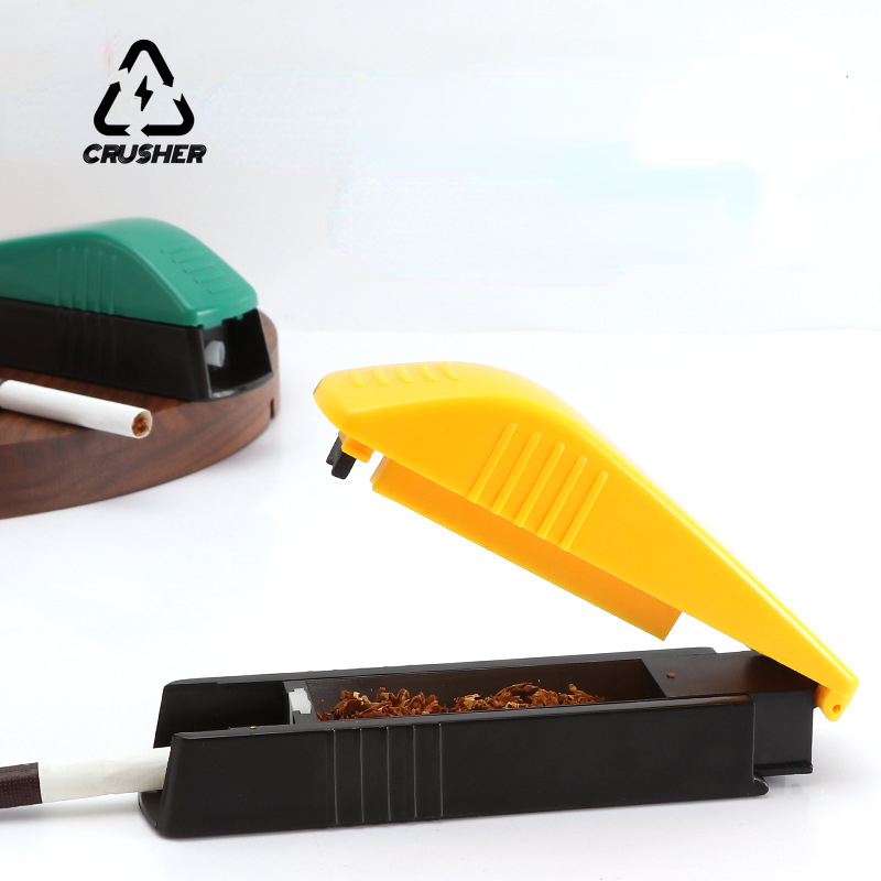 Rice Thresher Machine - เครื่องทำบุหรี่ด้วยมือขนาด6.5/8มม. ท่อม้วนแบบพกพาหัวฉีดยาสูบเครื่องมือสูบบุหรี่แบบผลักดึง