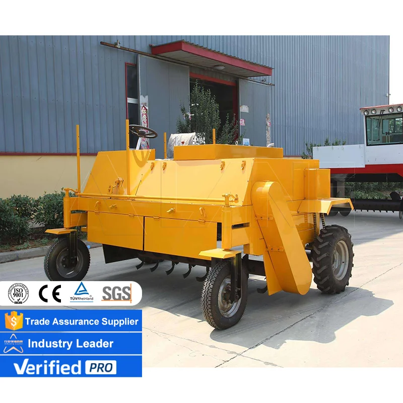 Compost Turner Machine - เครื่องทำเม็ดปุ๋ยหมักแบบติดตั้งบนรถแทรกเตอร์ พร้อมเครื่องผสมปุ๋ยหมักสำหรับการทำฟาร์มแบบออร์แกนิกและการจัดการขยะ