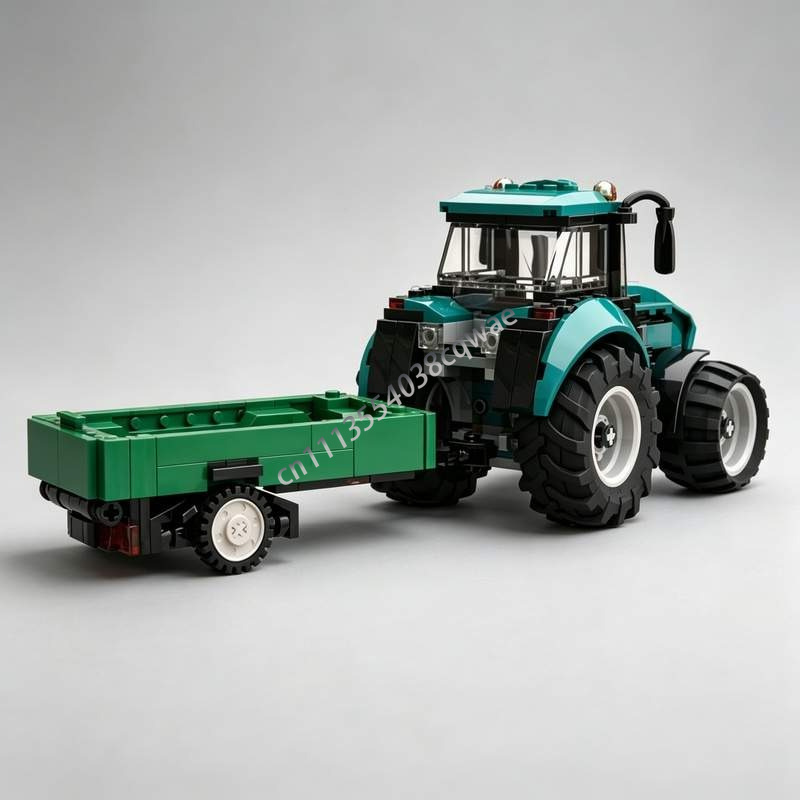 ตัวต่อรถแทรกเตอร์พร้อมรถพ่วง 3 - Agriculture Farming Education บทวิจารณ์และราคา