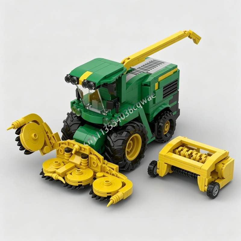 ชุดตัวต่อแบบ MOC เครื่องเก็บเก - Agriculture Farming Education บทวิจารณ์และราคา