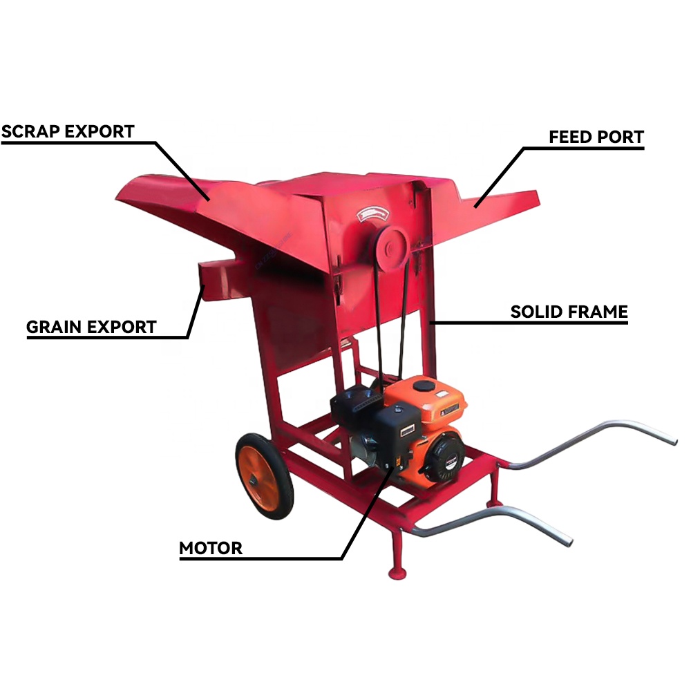 โรงงานขายเครื่องนวดข้าวโพดประส - Rice Thresher Machine บทวิจารณ์และราคา
