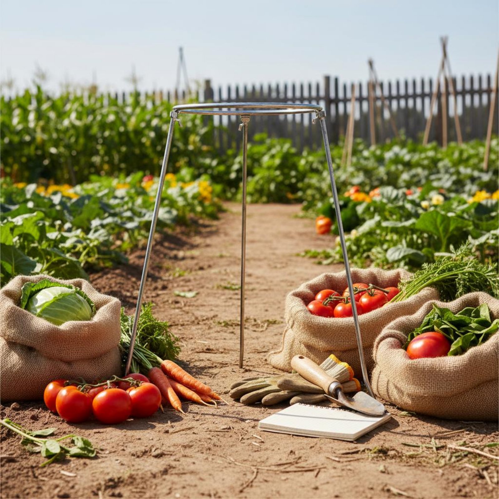 ขาตั้งถุงเก็บเมล็ดพืชแบบถอดได้ - Farming Farmer บทวิจารณ์และราคา