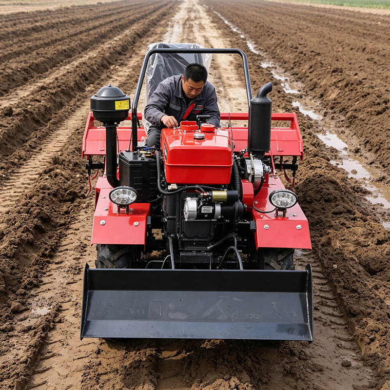 รถไถนาสี่ล้อแบบปรับแต่งได้ตามค - Farming Farmer บทวิจารณ์และราคา