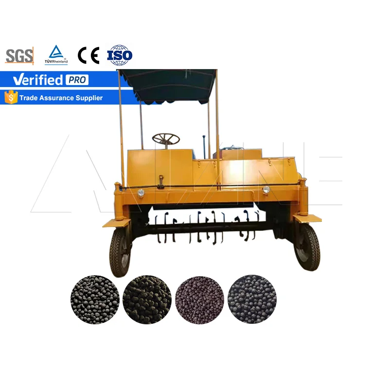 เครื่องทำเม็ดปุ๋ยหมักแบบติดตั้ - Compost Turner Machine บทวิจารณ์และราคา
