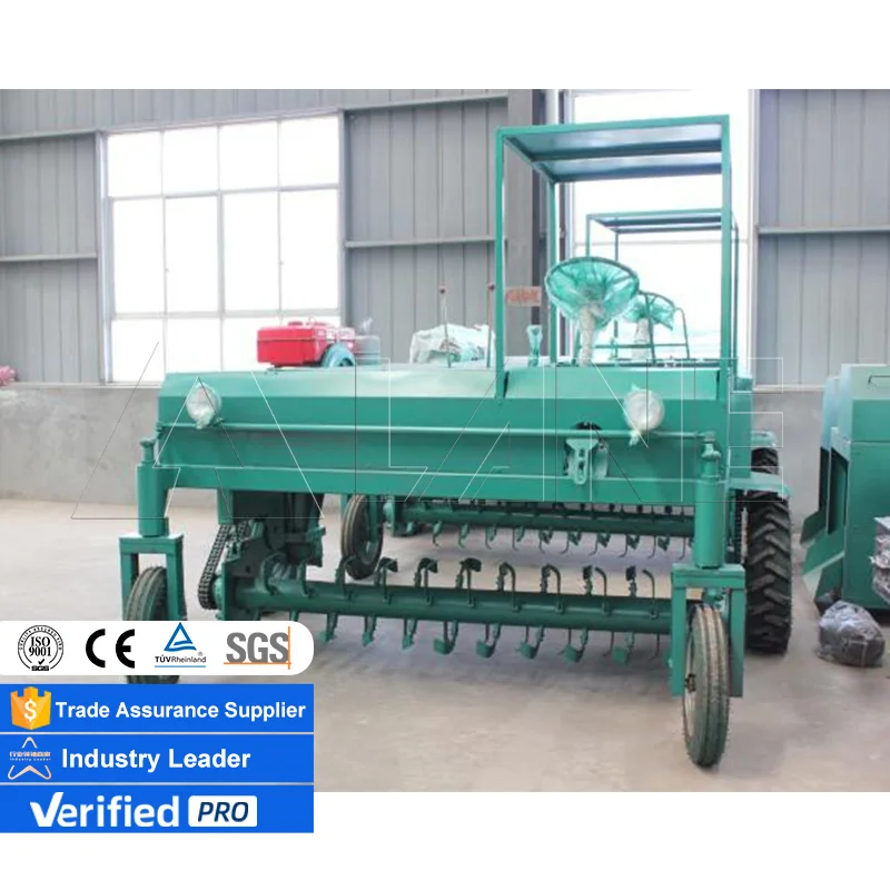 เครื่องทำเม็ดปุ๋ยหมักแบบติดตั้ - Compost Turner Machine บทวิจารณ์และราคา